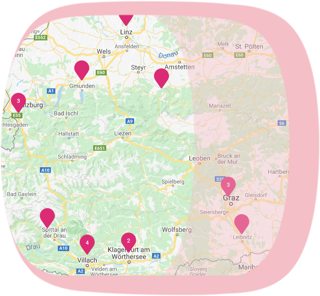 Hier finden Sie Fachärzte in Ihrer Umgebung. Eine Karte mit Standorten